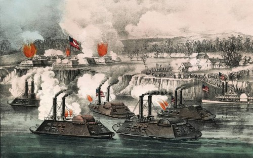 Siege and capture of Fort Hindman, Arkansas Post, during the American Civil War on January 11, 1863