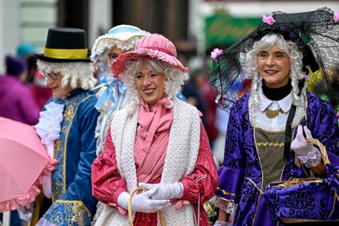 Carnival Parade, Kappelrodeck, Ortenaukreis, Baden-Württemberg, Germany