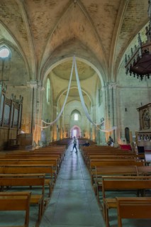 Interior of the collegiate church, Elise Collegiale in Saint Émilion, France
