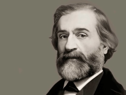 Giuseppe Verdi, 1813 – 1901, Italian opera composer, digitally edited