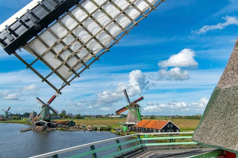 Windmill Museum, Zaanse Schans, Zaanstad, North Holland, Netherlands