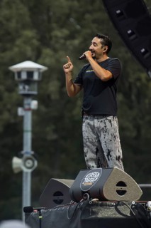 Singer Eko Fresh at the Klassentreffen Festival on the Central Fairground in Berlin on 29.08.2026