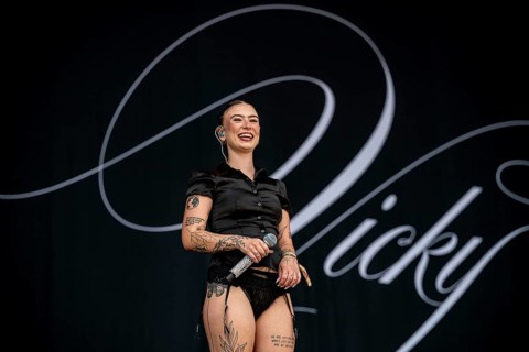 Vicky live at the Superbloom Festival in Munich's Olympic Park on 29.08.2026