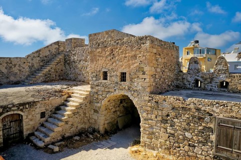 Fort Kalés, Venetian Castle, Fortress, Ierapetra, Greek Island, Crete, Mediterranean Sea, Greece