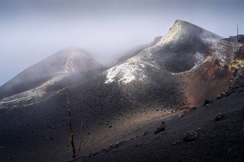 The new Tajogaite volcano, guided hike. La Palma, Canary Islands, Spain