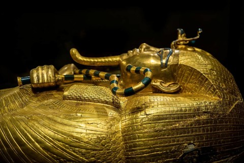 Pharaoh Tutankhamun's gold treasure, the Grand Egyptian Museum, Grand Egyptian Museum, GEM, Giza,