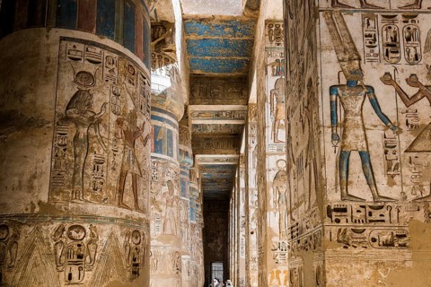 Habu temple, UNESCO World Heritage Site, Thebes, Luxor, Egypt