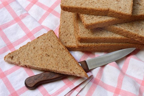 Stacked whole grain toast bread, whole grain toast bread