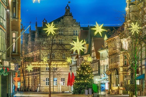 Wedding House Christmas Lights Hameln Germany