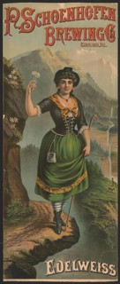 Advertising poster, beverage advertisement, lithograph by Henry Jerome Schile from 1886 is an