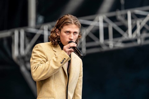 Felix Dautzenberg alias Berq live at the Superbloom Festival in Munich's Olympic Park on 29.08.2026