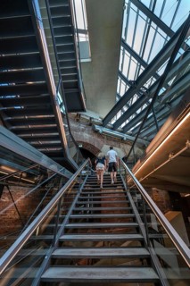 Entrance to the museum documentation center to the exhibition spaces, documentation center