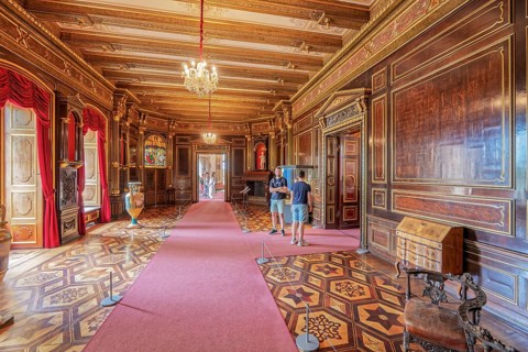Interior view of Schwerin Castle Germany