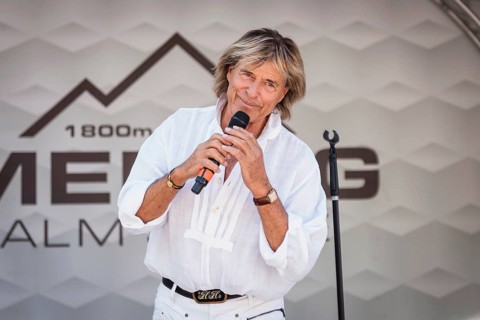 Open-air concert on 27 June 2026 by Hansi Hinterseer at the Medrig Alm in See im Paznaun Austria to