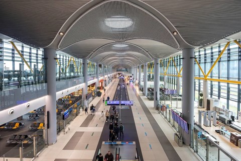 Istanbul International Airport terminal, Turkey