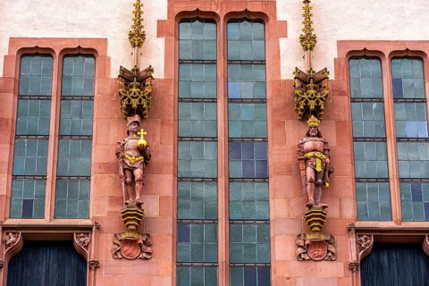 Detailed photo, The Old Town Hall on Frankfurt's Römerberg, Hesse, Germany