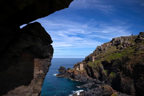 Ruin, Crown Mine engine houses, Botallack Tin Mine, tin mine, tin mine, mining, Pendeen, Trewellard