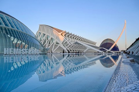 L'Hemisferic, IMAX cinema, and Museo de las Ciencias Principe Filipe, Ciudad de las Artes y de las