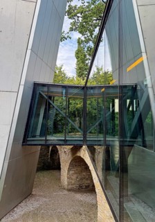 Nussbaum Bridge, Felix Nussbaum House, architect Daniel Libeskind, Museumsquartier Osnabrück, Lower