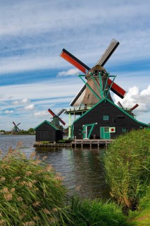Windmill Museum, Zaanse Schans, Zaanstad, North Holland, Netherlands