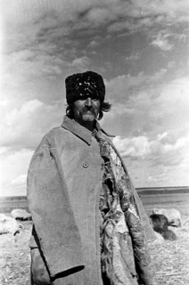 Historical aerial photograph, Faces of the Second World War, Portrait of a Greek farmer near