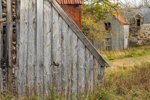 Abandoned farm in Scotland, Aviemore, Scotland, Great Britain