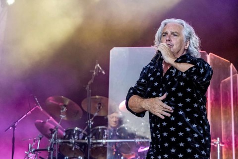 Steve Hogarth, singer of Marillion, at a concert at the Gilde Parkbühne Hannover, 11.07.2026