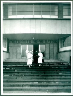 Maternite´ Reine Astrid, Charleroi, Berlien, maternity hospital, clinic, new building, Modernist