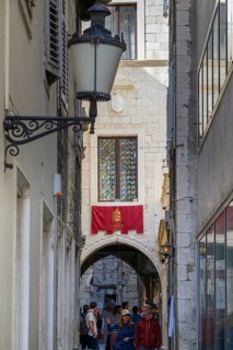 The Cardo Hotel, in Split, Croatia. The Heritage hotel is located within the walls of the ancient