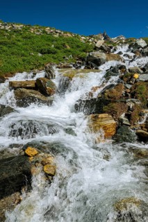 Guttalbach an der Grossglockner Hochalpenstraße in the Hohe Tauern National Park, Heiligenblut,