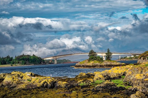 Car bridge to Isle of Skye, Inner Hebrides, Scotland, Great Britain