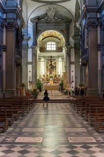 St. George and Holy Spirit at Costa, small church in Florence, Tuscany, Italy