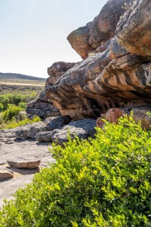 Landscape, rocks of the Seville Rock Art Trail, Cedar Mountains, Clanwilliam, Western Cape,