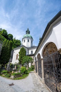 St. Peter Cemetery with St. Peter Collegiate Church, Old Town, Salzburg, Austria