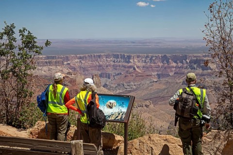 Grand Canyon National Park, Arizona - The North Rim of the Grand Canyon, a year after the Dragon