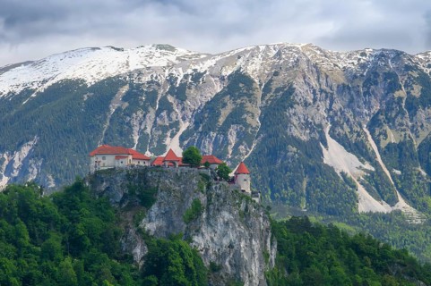 Bled Castle, known as Blejski grad, the oldest castle in Slovenia. Bled Slovenia