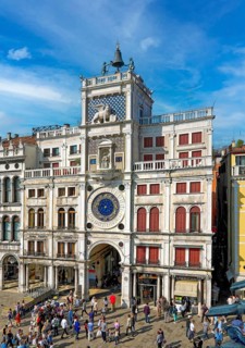 Clock Tower, St. Mark's Square, Venice, Veneto, Italy