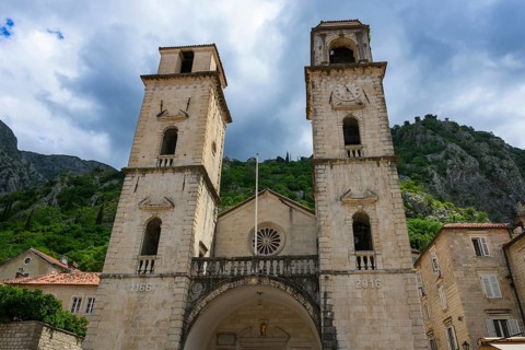 Cathedral of Saint Tryphon, the oldest preserved Romanesque church in the Eastern Adriatic. It