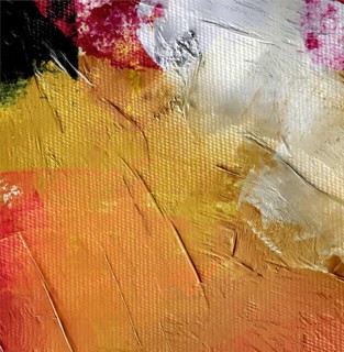 Versatile digital painting resource featuring vibrant orange and pink hues on canvas texture