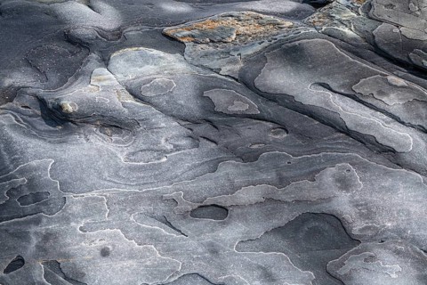 Rock structures, Söröya, Finnmark, Norway, May 2019
