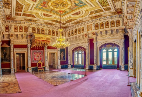 Interior view of Schwerin Castle, Germany