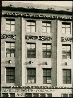 Berlin, Mitte, Schützenstr. 28, Wolff telegraph office, commercial building, expressionist façade