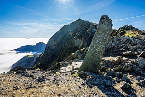 Snowdon Massif, Snowdon Range, Snowdonia, North Wales, UK