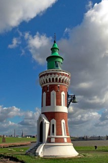 Der Pingelturm von Bremerhaven, lighthouse, Bremerhaven, Lower Saxony, Federal Republic of Germany