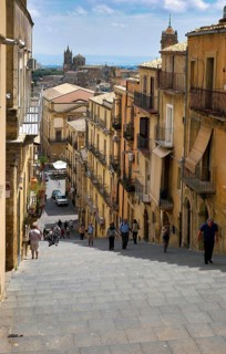 Staircase from Upper Town to Lower Town, Caltagirone, Catania Municipality, Val di Noto, UNESCO