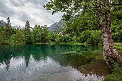 Christlessee, bei Gottenried, Trettachtal, Oberstdorf, Oberallgäu, Allgäu, Bavaria, Germany