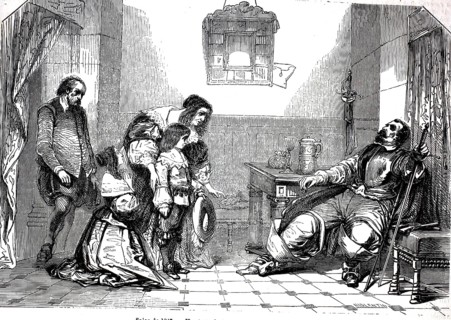 Henriette de France, the historical scene in which Henrietta Maria of France, the woman of the