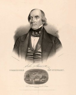 Commodore Charles Stewart (1778–1869) was a distinguished officer in the US Navy who, amongst other