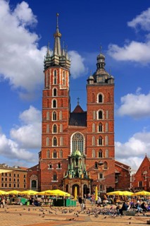 St. Mary's Church in Krakow in Poland, Krakow, Poland