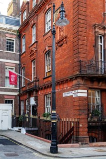 Secret London, The Audley Square KGB Cold War era dead letter box lamp post stands outside the